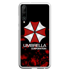 Чехол для Honor P30 с принтом UMBRELLA CORP в Петрозаводске, Силикон | Область печати: задняя сторона чехла, без боковых панелей | biohazard | biohazard 7 | crocodile | fang | game | hand | monster | new umbrella | resident evil | resident evil 7 | umbrella | umbrella corp | umbrella corporation | zombie | обитель