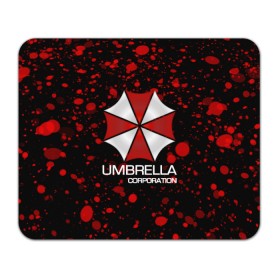 Коврик для мышки прямоугольный с принтом UMBRELLA CORP в Петрозаводске, натуральный каучук | размер 230 х 185 мм; запечатка лицевой стороны | biohazard | biohazard 7 | crocodile | fang | game | hand | monster | new umbrella | resident evil | resident evil 7 | umbrella | umbrella corp | umbrella corporation | zombie | обитель