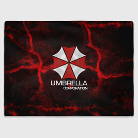 Плед 3D с принтом UMBRELLA CORP в Петрозаводске, 100% полиэстер | закругленные углы, все края обработаны. Ткань не мнется и не растягивается | biohazard | biohazard 7 | crocodile | fang | game | hand | monster | new umbrella | resident evil | resident evil 7 | umbrella | umbrella corp | umbrella corporation | zombie | обитель