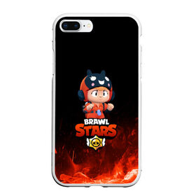 Чехол для iPhone 7Plus/8 Plus матовый с принтом Brawl Stars Bea в Петрозаводске, Силикон | Область печати: задняя сторона чехла, без боковых панелей | bea | brawl stars | bull | colt | crow | leon | leon shark | shark | stars | акула | берли | биа | ворон | динамайк | кольт | леон | леон акула | нита | спайк | шелли | эль примо