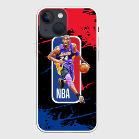 Чехол для iPhone 13 mini с принтом KOBE BRYANT. в Петрозаводске,  |  | 24 | kobebryant | lakers | nba | баскетбол | баскетболист | коби брайант | лейкерс | нба | спорт
