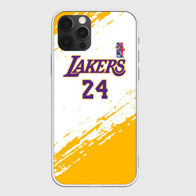 Чехол для iPhone 12 Pro с принтом KOBE BRYANT. в Петрозаводске, силикон | область печати: задняя сторона чехла, без боковых панелей | 24 | kobebryant | lakers | nba | баскетбол | баскетболист | коби брайант | лейкерс | нба | спорт