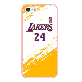 Чехол для iPhone 5/5S матовый с принтом KOBE BRYANT в Петрозаводске, Силикон | Область печати: задняя сторона чехла, без боковых панелей | 24 | kobebryant | lakers | nba | баскетбол | баскетболист | коби брайант | лейкерс | нба | спорт