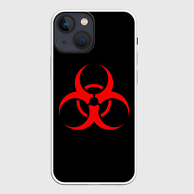 Чехол для iPhone 13 mini с принтом Plague inc в Петрозаводске,  |  | game | ncov2019 | plague inc | warning | вирус | знак | игра | китай | коронавирус | опасность | символ