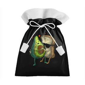 Подарочный 3D мешок с принтом Love в Петрозаводске, 100% полиэстер | Размер: 29*39 см | avocado | avocato | avogato | cat | cats | авокадо | авокато | авокот | картинка | картинки | кот | коте | котэ | прикольная | прикольные