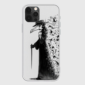 Чехол для iPhone 12 Pro Max с принтом Чумной доктор в Петрозаводске, Силикон |  | lord | plague | болезнь | вороны | доктор | маска | птицы | чумной