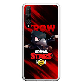 Чехол для Honor P30 с принтом BRAWL STARS CROW в Петрозаводске, Силикон | Область печати: задняя сторона чехла, без боковых панелей | bibi | brawl stars | crow | el brown | leon | leon shark | max | sally leon | shark | stars | werewolf | акула | биби | ворон | леон | оборотень