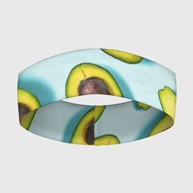 Повязка на голову 3D с принтом АВОКАДО. в Петрозаводске,  |  | ovakado | авокадо | фрукты