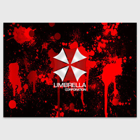 Поздравительная открытка с принтом UMBRELLA CORP в Петрозаводске, 100% бумага | плотность бумаги 280 г/м2, матовая, на обратной стороне линовка и место для марки
 | Тематика изображения на принте: biohazard | biohazard 7 | crocodile | fang | game | hand | monster | new umbrella | resident evil | resident evil 7 | umbrella | umbrella corp | umbrella corporation | zombie | обитель