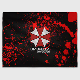 Плед 3D с принтом UMBRELLA CORP в Петрозаводске, 100% полиэстер | закругленные углы, все края обработаны. Ткань не мнется и не растягивается | biohazard | biohazard 7 | crocodile | fang | game | hand | monster | new umbrella | resident evil | resident evil 7 | umbrella | umbrella corp | umbrella corporation | zombie | обитель