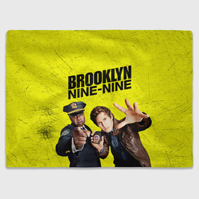 Плед 3D с принтом Brooklyn Nine-Nine в Петрозаводске, 100% полиэстер | закругленные углы, все края обработаны. Ткань не мнется и не растягивается | Тематика изображения на принте: 7 сезон | 99 участок | brooklyn nine nine | бруклин | бруклин 9 9 | комедия