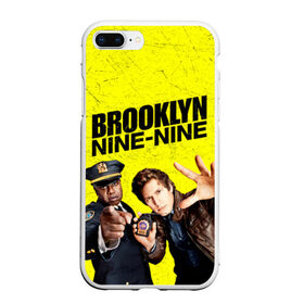 Чехол для iPhone 7Plus/8 Plus матовый с принтом Brooklyn Nine-Nine в Петрозаводске, Силикон | Область печати: задняя сторона чехла, без боковых панелей | Тематика изображения на принте: 7 сезон | 99 участок | brooklyn nine nine | бруклин | бруклин 9 9 | комедия