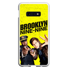 Чехол для Samsung S10E с принтом Brooklyn Nine-Nine в Петрозаводске, Силикон | Область печати: задняя сторона чехла, без боковых панелей | 7 сезон | 99 участок | brooklyn nine nine | бруклин | бруклин 9 9 | комедия