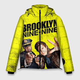 Мужская зимняя куртка 3D с принтом Brooklyn Nine-Nine в Петрозаводске, верх — 100% полиэстер; подкладка — 100% полиэстер; утеплитель — 100% полиэстер | длина ниже бедра, свободный силуэт Оверсайз. Есть воротник-стойка, отстегивающийся капюшон и ветрозащитная планка. 

Боковые карманы с листочкой на кнопках и внутренний карман на молнии. | 7 сезон | 99 участок | brooklyn nine nine | бруклин | бруклин 9 9 | комедия