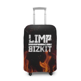 Чехол для чемодана 3D с принтом LIMP BIZKIT в Петрозаводске, 86% полиэфир, 14% спандекс | двустороннее нанесение принта, прорези для ручек и колес | dj lethal | limp bizkit | rock | джон отто | лимп бизкит | майк смит | музыка | роб уотерс | рок | сэм риверс | терри бальзамо | уэс борланд | фред дёрст