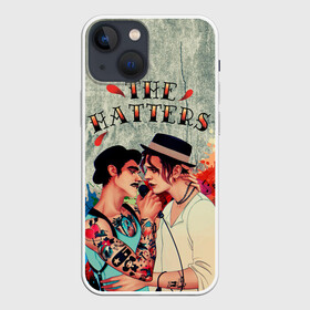 Чехол для iPhone 13 mini с принтом THE HATTERS в Петрозаводске,  |  | Тематика изображения на принте: hatters | music | rock | музыка | рок