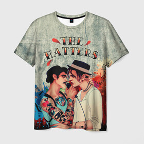 Мужская футболка 3D с принтом THE HATTERS в Петрозаводске, 100% полиэфир | прямой крой, круглый вырез горловины, длина до линии бедер | hatters | music | rock | музыка | рок