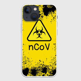Чехол для iPhone 13 mini с принтом nСov в Петрозаводске,  |  | ncov | биоинк | китай | коронавирус | сталкер | чума | эпидемия