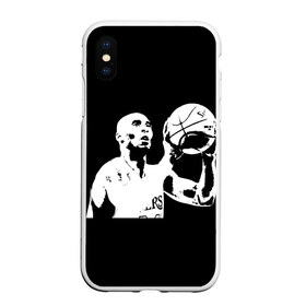 Чехол для iPhone XS Max матовый с принтом Kobe Bryant 24 в Петрозаводске, Силикон | Область печати: задняя сторона чехла, без боковых панелей | Тематика изображения на принте: 24 | basketball | bryant | kobe | lakers | nba