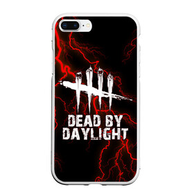 Чехол для iPhone 7Plus/8 Plus матовый с принтом Dead by Daylight в Петрозаводске, Силикон | Область печати: задняя сторона чехла, без боковых панелей | dead by daylight | деад бай деад лайт | жуть | игра | компьютерная игра | кровь | ужасы