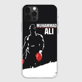 Чехол для iPhone 12 Pro с принтом Muhammad Ali в Петрозаводске, силикон | область печати: задняя сторона чехла, без боковых панелей | ali | muhammad ali | the greatest | али | бокс | мухамед али | мухаммед али