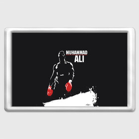 Магнит 45*70 с принтом Muhammad Ali в Петрозаводске, Пластик | Размер: 78*52 мм; Размер печати: 70*45 | Тематика изображения на принте: ali | muhammad ali | the greatest | али | бокс | мухамед али | мухаммед али