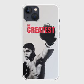 Чехол для iPhone 13 с принтом The Greatest в Петрозаводске,  |  | ali | muhammad ali | the greatest | али | бокс | мухамед али | мухаммед али