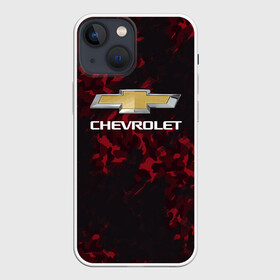 Чехол для iPhone 13 mini с принтом Chevrolet в Петрозаводске,  |  | auto | chevrolet | авто | автомобиль | марка | машина | шевроле