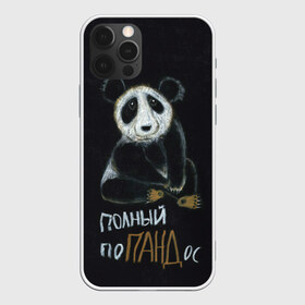 Чехол для iPhone 12 Pro Max с принтом Полный поПАНДос в Петрозаводске, Силикон |  | бамбук | китай | медведь | неприятность | панда | ситуация
