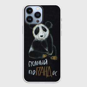 Чехол для iPhone 13 Pro Max с принтом Полный поПАНДос в Петрозаводске,  |  | бамбук | китай | медведь | неприятность | панда | ситуация