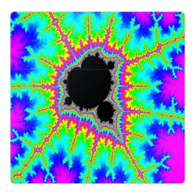 Магнитный плакат 3Х3 с принтом NEON PSY в Петрозаводске, Полимерный материал с магнитным слоем | 9 деталей размером 9*9 см | abstract | abstraction | texture | абстракция | геометрия | иллюзия | обман зрения | оптический узор | текстура