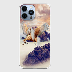Чехол для iPhone 13 Pro Max с принтом Sea Sunset Horse в Петрозаводске,  |  | вечернее небо | закат | конь | крылатый | крылья | легенды | летающий | лошадь | мистический | мифология | мифы | море | морской | облака | облачность | пегас | плед | погода | подушка | скалы | сумка