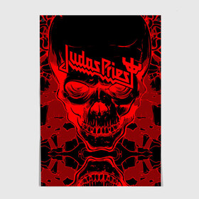 Постер с принтом Judas Priest в Петрозаводске, 100% бумага
 | бумага, плотность 150 мг. Матовая, но за счет высокого коэффициента гладкости имеет небольшой блеск и дает на свету блики, но в отличии от глянцевой бумаги не покрыта лаком | breaking the law | judas priest | live | painkiller | гленн типтон | грув | метал | роб хэлфорд | рок | тим оуэнс | хард | хеви