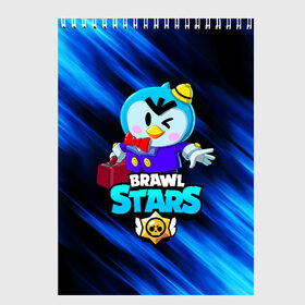 Скетчбук с принтом BRAWL STARS MR P в Петрозаводске, 100% бумага
 | 48 листов, плотность листов — 100 г/м2, плотность картонной обложки — 250 г/м2. Листы скреплены сверху удобной пружинной спиралью | bibi | brawl stars | crow | el brown | leon | leon shark | max | mr.p | sally leon | shark | stars | werewolf | акула | биби | ворон | леон | оборотень | пингвин