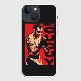 Чехол для iPhone 13 mini с принтом Tony Ferguson в Петрозаводске,  |  | cucuy | el cucuy | mma | sport | tony ferguson | ufc | бабайка | бугимен | конор | мма | орел | спорт | тони | тони фергюсон | хабиб | эль кукуй | юфс