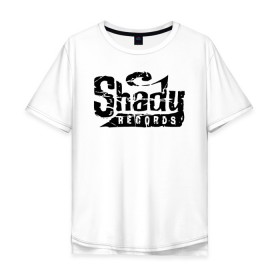 Мужская футболка хлопок Oversize с принтом Eminem Slim Shady в Петрозаводске, 100% хлопок | свободный крой, круглый ворот, “спинка” длиннее передней части | beat | eminem | hip hop | hiphop | marshall | mm | music | nigga | radio | rap | record | records | shady | slim | underground | запись | звук | музыка | радио | рекорд | рекордс | рэп | слим | талант | хип хоп | хипхоп | эминем