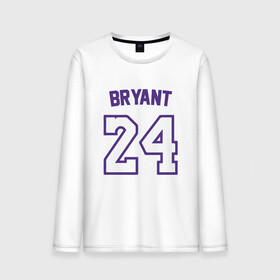 Мужской лонгслив хлопок с принтом Bryant 24 в Петрозаводске, 100% хлопок |  | basketball | black | bryant | game | james | kobe | kobebryant | lakers | lebron | los angeles | mamba | nba | rip | slam dunk | баскетбол | баскетболист | брайант | браянт | джеймс | игрок | коби | леброн | лейкерс | лос анджеле