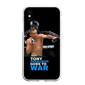 Чехол для iPhone XS Max матовый с принтом Tony Ferguson в Петрозаводске, Силикон | Область печати: задняя сторона чехла, без боковых панелей | ferguson | tony | американский | без | боец | правил | смешанного | стиля | тони | фергюсон