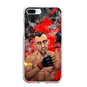 Чехол для iPhone 7Plus/8 Plus матовый с принтом Tony Ferguson в Петрозаводске, Силикон | Область печати: задняя сторона чехла, без боковых панелей | ferguson | mma | tony | tony ferguson | ufs | боец | мма | тони | тони фергюсон | фергюсон | эль кукуй