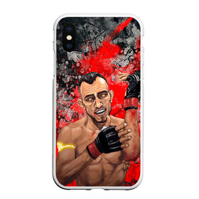 Чехол для iPhone XS Max матовый с принтом Tony Ferguson в Петрозаводске, Силикон | Область печати: задняя сторона чехла, без боковых панелей | ferguson | mma | tony | tony ferguson | ufs | боец | мма | тони | тони фергюсон | фергюсон | эль кукуй