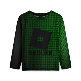 Детский лонгслив 3D с принтом Roblox. в Петрозаводске, 100% полиэстер | длинные рукава, круглый вырез горловины, полуприлегающий силуэт
 | 