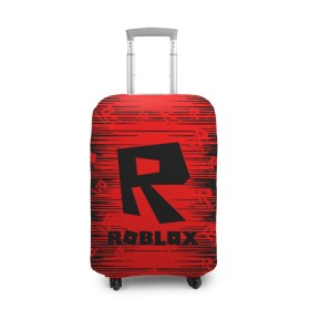 Чехол для чемодана 3D с принтом Roblox. в Петрозаводске, 86% полиэфир, 14% спандекс | двустороннее нанесение принта, прорези для ручек и колес | game | roblox | блок | игра | игрушка | лего | майнкрафт | персонажи | персонажи из кубиков | роблокс | робот