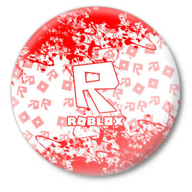 Значок с принтом Roblox. в Петрозаводске,  металл | круглая форма, металлическая застежка в виде булавки | game | roblox | блок | игра | игрушка | лего | майнкрафт | персонажи | персонажи из кубиков | роблокс | робот