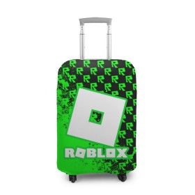 Чехол для чемодана 3D с принтом Roblox. в Петрозаводске, 86% полиэфир, 14% спандекс | двустороннее нанесение принта, прорези для ручек и колес | game | roblox | блок | игра | игрушка | лего | майнкрафт | персонажи | персонажи из кубиков | роблокс | робот