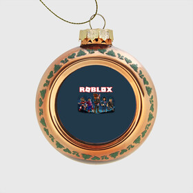 Стеклянный ёлочный шар с принтом ROBLOX в Петрозаводске, Стекло | Диаметр: 80 мм | roblox | игра | компьютерная игра | логотип | онлайн | онлайн игра | роблакс | роблокс
