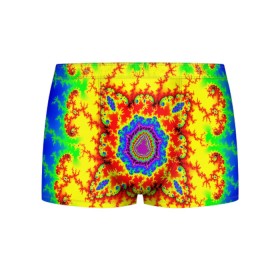 Мужские трусы 3D с принтом АБСТРАКТНЫЕ РАЗРЫВЫ в Петрозаводске, 50% хлопок, 50% полиэстер | классическая посадка, на поясе мягкая тканевая резинка | Тематика изображения на принте: abstract | abstraction | color | fractal | geometry | paitnt | polygon | polygonal | psy | абстракция | геометрия | краски | неоновые | полигоны | психоделика | фрактал