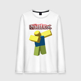 Мужской лонгслив хлопок с принтом Roblox Dab в Петрозаводске, 100% хлопок |  | game | game roblox | logo roblox | online game | oof roblox dabbing | roblox | roblox dab | roblox noob | игра | игра роблокс | лого роблокс | онлайн игра | онлайн игра роблокс | роблокс | роблокс даб