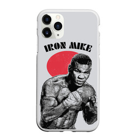 Чехол для iPhone 11 Pro матовый с принтом Iron Mike в Петрозаводске, Силикон |  | iron mike | iron mike tyson | mike tyson | бокс | железный майк | майк тайсон | таисон | тайсон