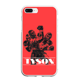 Чехол для iPhone 7Plus/8 Plus матовый с принтом Tyson в Петрозаводске, Силикон | Область печати: задняя сторона чехла, без боковых панелей | Тематика изображения на принте: iron mike | iron mike tyson | mike tyson | бокс | железный майк | майк тайсон | таисон | тайсон