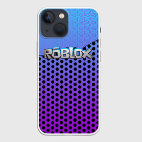 Чехол для iPhone 13 mini с принтом Roblox Gradient Pattern в Петрозаводске,  |  | Тематика изображения на принте: game | game roblox | logo roblox | online game | r | roblox | игра | игра роблокс | лого | лого роблокс | логотип | надпись | онлайн игра | онлайн игра роблокс | роблокс
